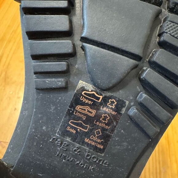 Rag & Bone Shiloh Asphalt Suede Boots Women’s Size: 37.5 (US 7-7.5) - Picture 12 of 13